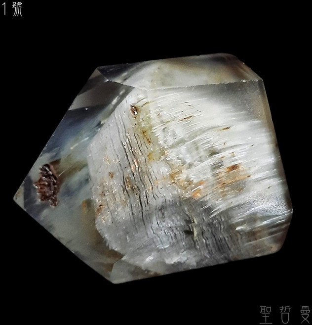 藍度母石英晶柱1號 Blue Tara Quartz -巴西石英