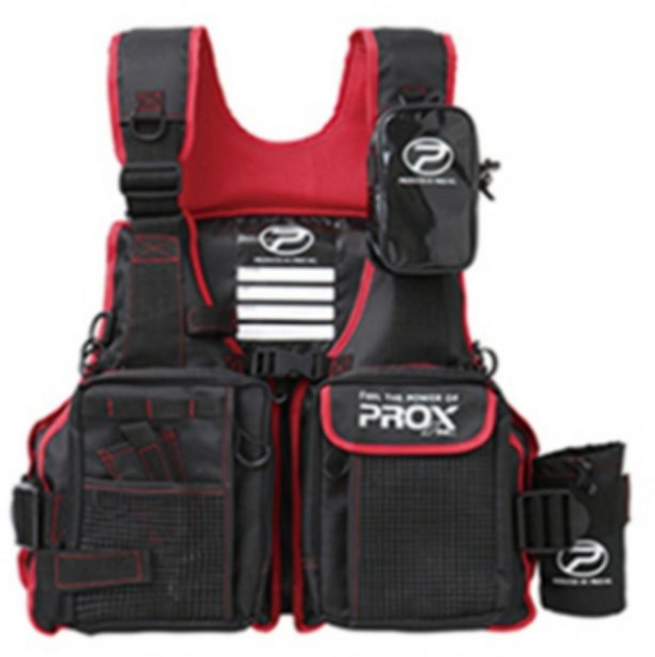 PROX 釣魚救生衣, 救生衣（黑紅色）