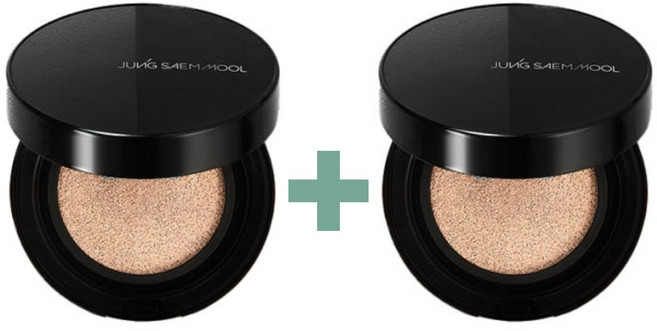 정샘물 정샘물 스킨누더 롱웨어 쿠션 미디엄 본품, 1개, 1+1 라이트