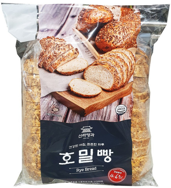 [퀴클리몰] 신라명과 호밀빵 430g, 2개