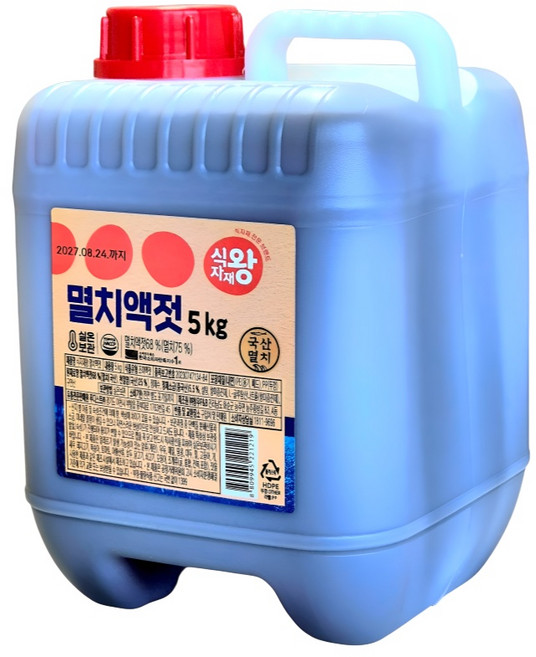 식자재왕 멸치액젓 김장 액젖 양념 멜젓소스 5kg, 1개