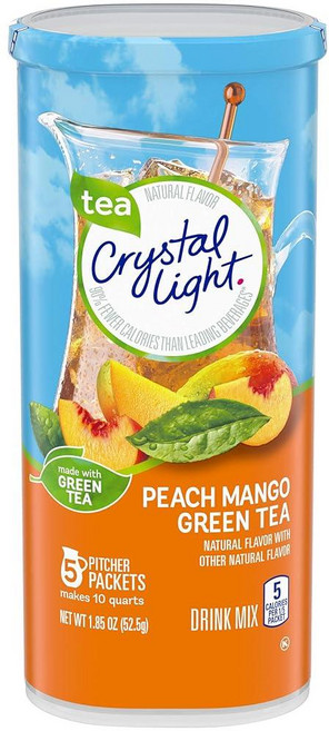 크리스탈라이트 피치망고 그린티 파우더 피쳐팩 5포, 크리스탈라이트 피치망고 그린티 파우더 피쳐팩 5포 10