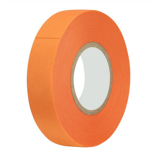 흡음테이프 자동차 배선정리 소음감소 부직포 면부직포 방음 방진 19mm, 폴리 오렌지 19mmx10m, 1개