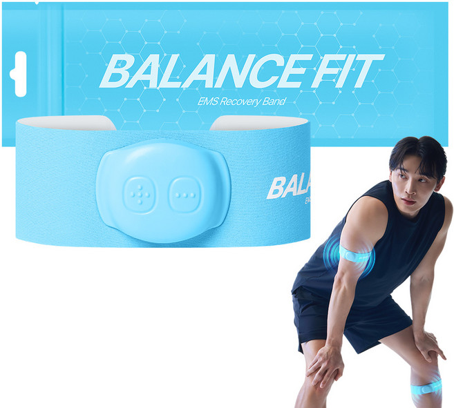 95프로블럼 발란스핏 EMS 리커버리 밴드, 블루, 1개