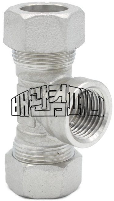 스텐 주름관 수전티 티 수도 배관 자재 난방 보일러 부속 설비 용품, 1개