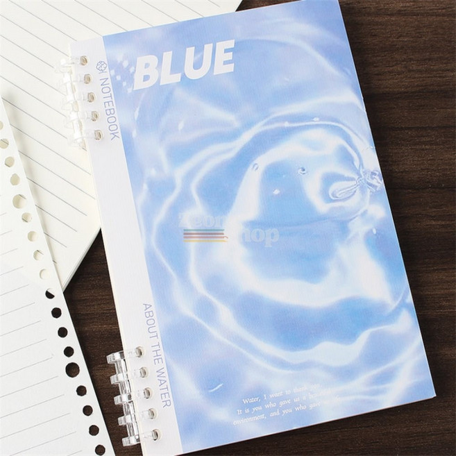 벌타 A5 속지교체 유선 노트 60매 2P 블루 고급노트