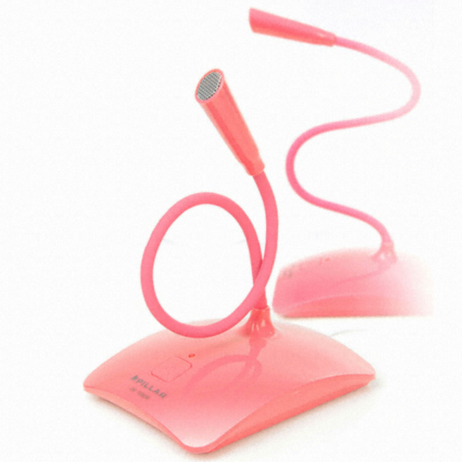 필라 유선 컴소닉 마이크, CM-700USB, 핑크