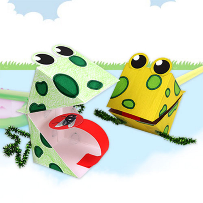 입 벌리는 개구리 놀이감, 1인용 개별포장, 1인용 개별포장, 1개