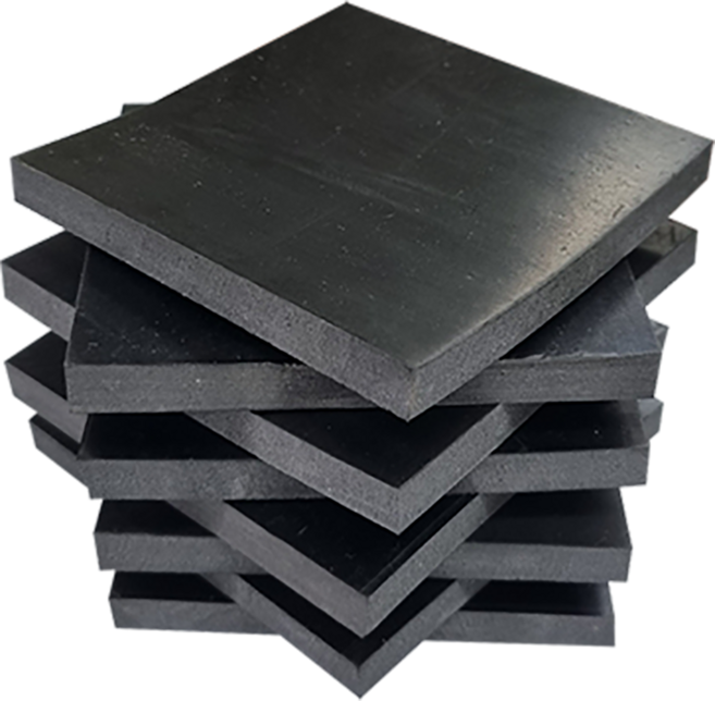 진동방지패드 민무늬 방진 고무판 두께10mmX가로10cmX세로10cm, 8개