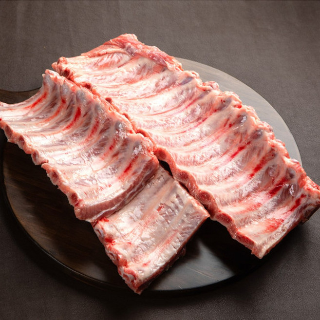 푸푸축산 돼지 통 등갈비 쪽갈비, 1개, 1kg