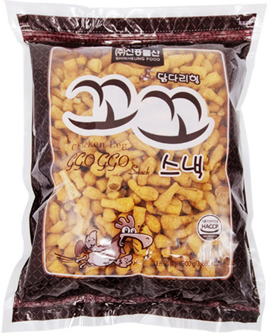 닭다리형 꼬꼬스낵 대용량 과자, 800g, 1개