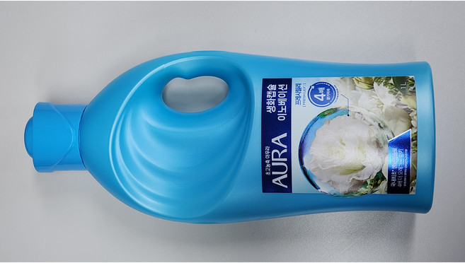 아우라 섬유유연제 프레시 릴리 본품, 1L, 3개