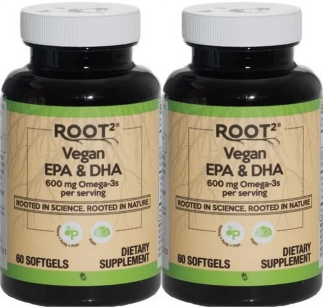 비타코스트 루트2 비건 EPA DHA 오메가3, 60정, 2팩 - 쿠팡