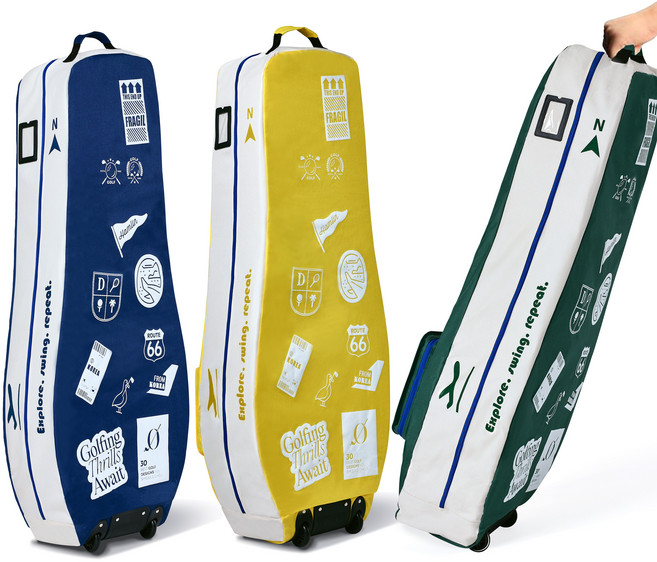 고플라 골프백 항공커버 바퀴형 골프 카바, 그린