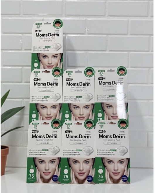 네오 맘스덤에이 스팟 커버링 패치 베벨링 여드름 짠후 작은상처, 7개, 75개입