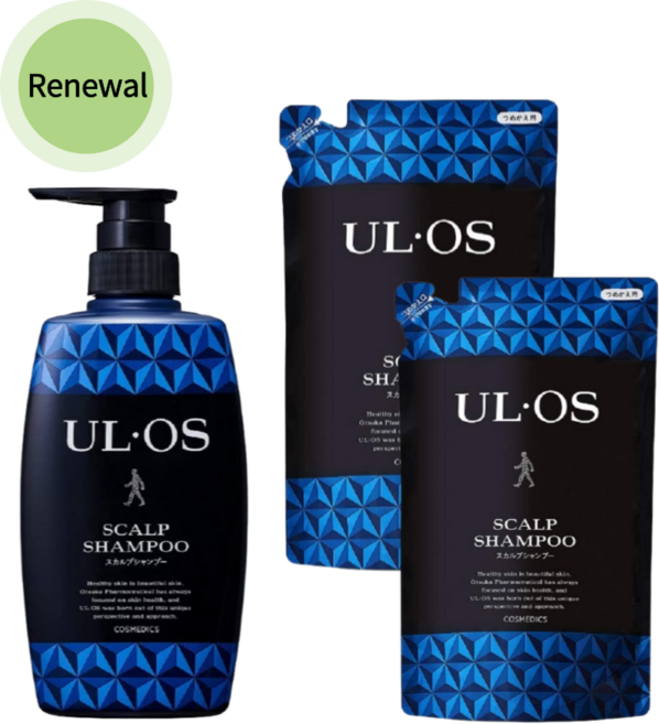 우르오스 샴푸 본품 & 리필2 (500ml 420ml 2개) 리뉴얼, 1개, 500ml