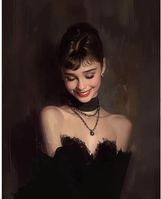 명화 인테리어 그림 액자 감성 포스터 유화풍 거실 벽장식 아트프린트 오드리헵번