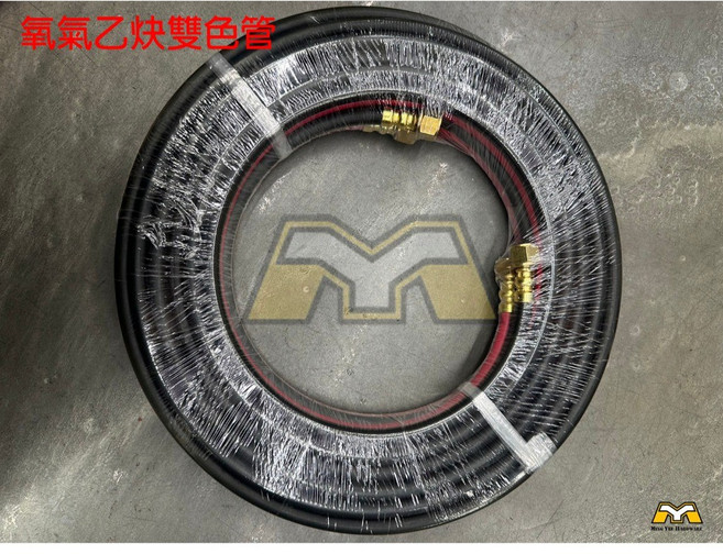 東方不敗 紅黑雙色瓦斯焊切管 3/16/ 300psi 氧氣乙炔專用 台灣製造, 1個, 33尺