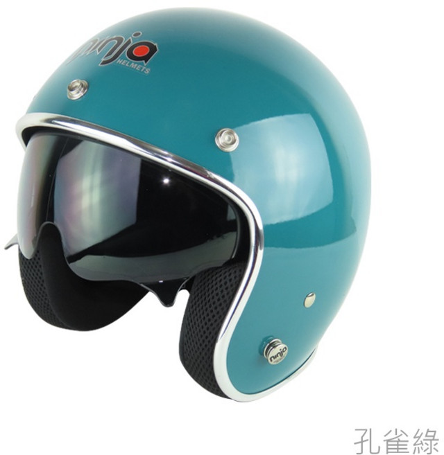 華泰 KK K-806 A6 銀箔 墨鏡 復古帽 內墨鏡 安全帽