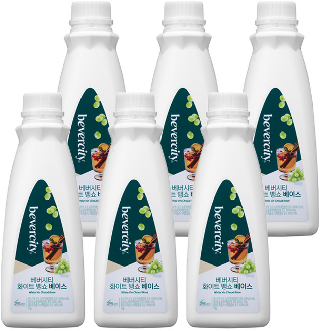베버시티 뱅쇼 베이스, 1kg, 6개