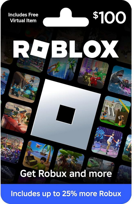 로블록스 $50 실물 기프트 카드 [무료 가상 아이템 포함] [전 세계 리딤], 100, Standard, 1개