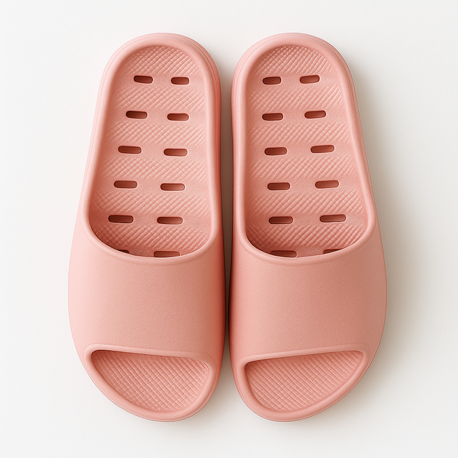 EVA 논슬립 물빠짐 구멍 욕실화 화장실 샤워장 슬리퍼, 240-250mm_핑크, 1개