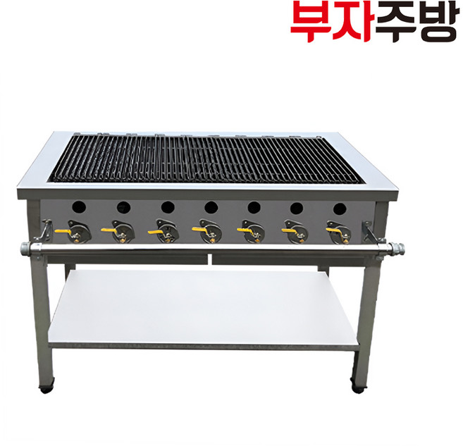 업소용 가스그릴러 1200 직화구이기 LPG LNG 영업용 업소용, LNG(도시가스), 가스배관 우측