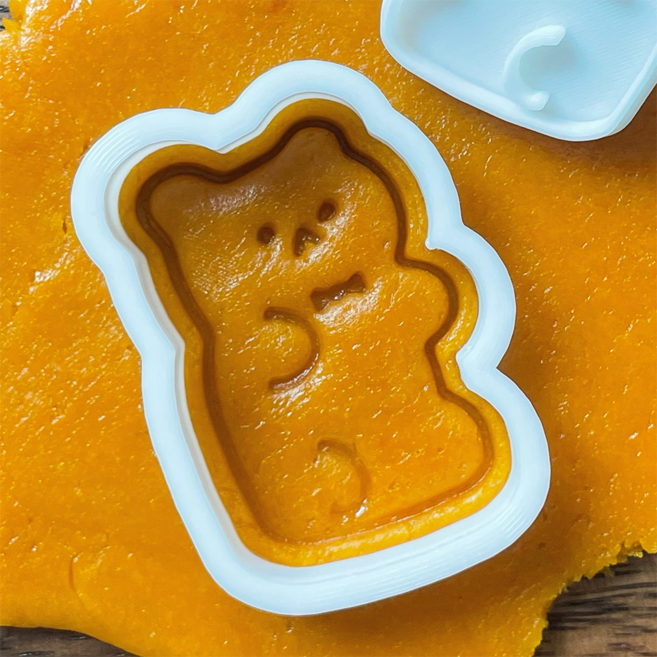 젤리곰 쿠키커터 귀여운 캐릭터 곰돌이 모양 쿠키 찍기틀 홈베이킹, 1개