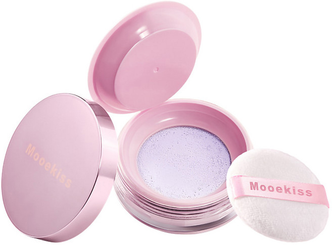 MooeKiss柔焦蜜粉 輕盈控油隱藏毛孔 提亮膚色打造無瑕美肌, 星沙紫03, 1個