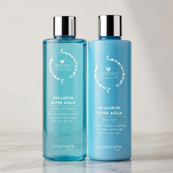 청정미인 여성 기초화장품 히알루론산 히아루론 앰플스킨 로션 저자극 피부관리 420ml 300ml 2개, 앰플스킨, 로션