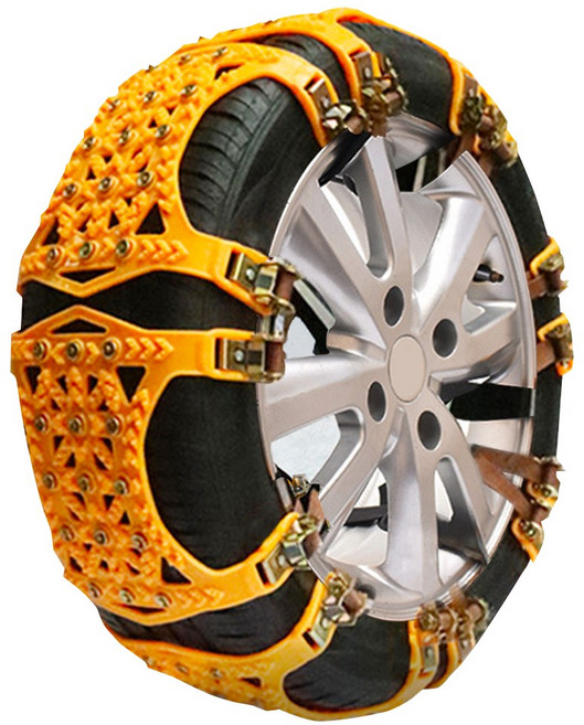 위드차차차 타이어 체인 전차종 미끄럼방지 우레탄 5분 간단설치 2025년형, 8개