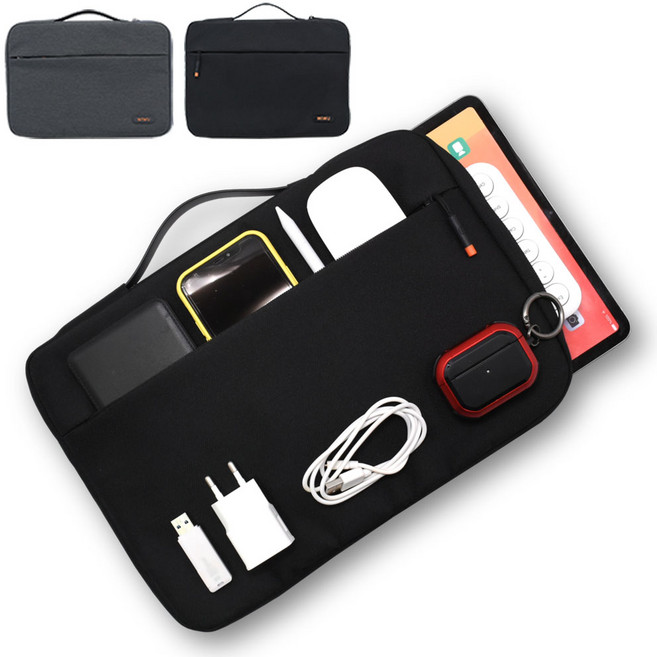 갤럭시탭 s11울트라 S10 S10FE플러스 S9FE S10울트라 파우치, L, 블랙