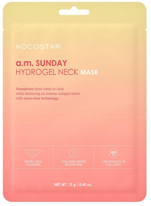 [코코스타] 에이엠 선데이 하이드로겔 넥 마스크, 1개, 1개입