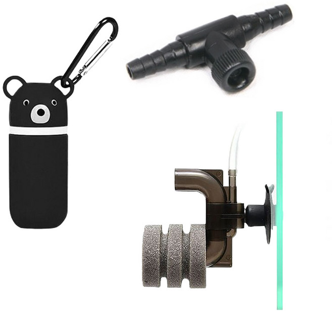 NWT 미니 스펀지 여과기 풀 세트 기포기 포함, 1개