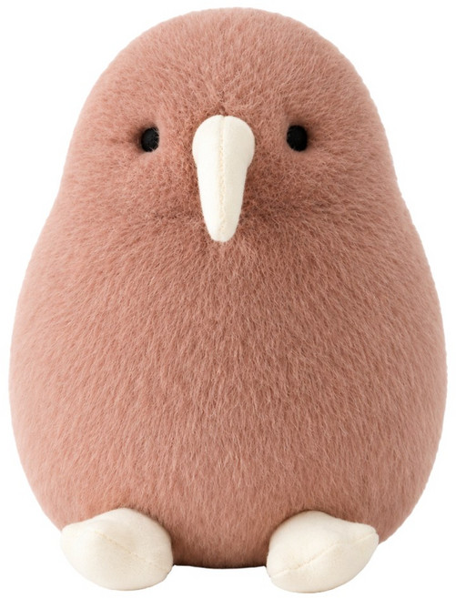 모어인 키위새 인형 키링, 1개, 브라운, 12cm