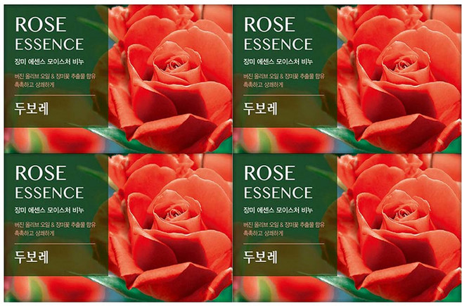 아모레퍼시픽 두보레 장미, 100g, 4개입
