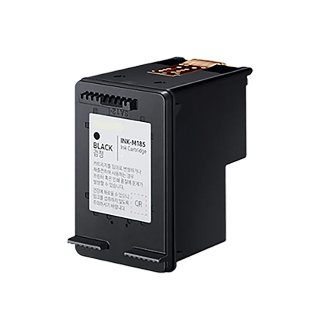 삼성 INK-M185 C185 검정 컬러 대용량 프리미엄 호환 잉크 SL-J1680 J1683 J1685 J1780W DW 재생잉크, (검정)M185특대용량, 1개