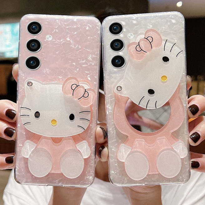 갤럭시 A16 A165 깜찍캐릭터 미러케이스