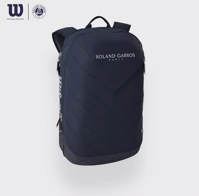 월슨 wilson 2024 롤랑가로스 투어백 테니스 라켓 가방 백팩 네이비 2PK, 2개