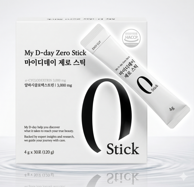 알파시클로덱스트린 마이디데이 제로스틱 My D-day Zero Stick 30포, 1개, 30회분