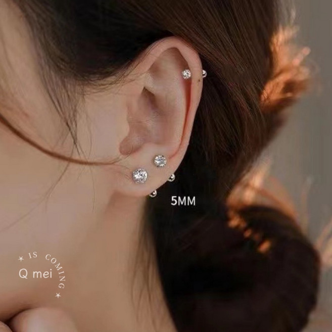 【Q妹來囉】養耳洞耳環 耳骨夾 睡覺洗澡免拆