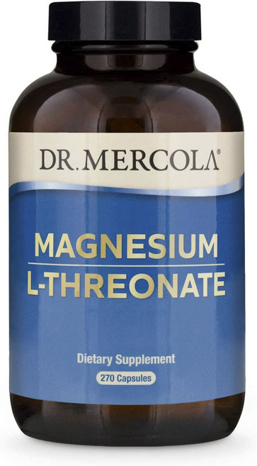 DR. MERCOLA L-蘇糖酸鎂膠囊, 270顆, 1罐