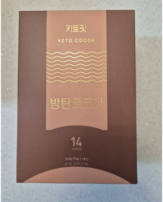 키토핏 방탄코코아 유기농 무설탕 카카오, 1박스, 14개입, 15g