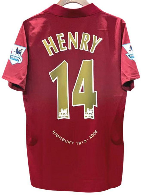 0506 아스날 유니폼 앙리 축구유니폼 레전드 베르캄프