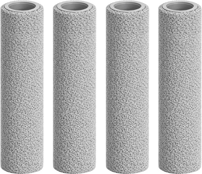 [호환] BNC INT 로보락 큐레보 커브 Q Revo Curv 2 Flow 로봇청소기 소모품 물걸레 리필 걸레, 4개, 수량