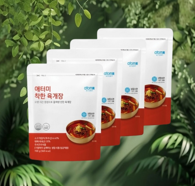 [애터미] 착한 육개장 (700g x 4ea)