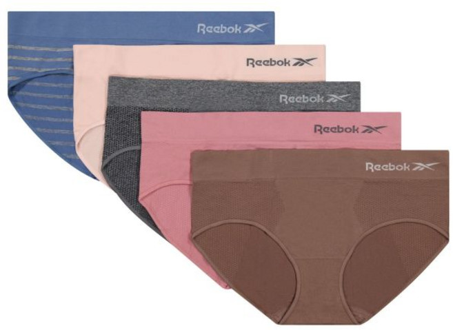 리복 여성용 무봉제 심리스 힙스터 5종 편안한 팬티