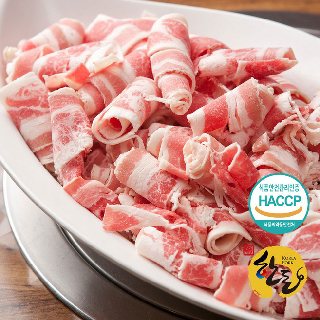 도축장 직배송 국내산 한돈 암돼지 대패삼겹살 1kg 1개, 500g, 1박스