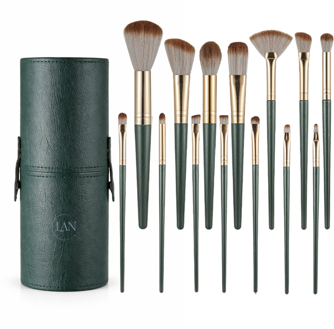 란클 메이크업 브러시 세트, 1개, 14종 세트
