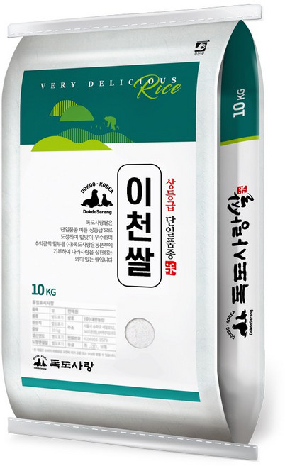 독도사랑 이천쌀, 10kg, 1개, 상등급